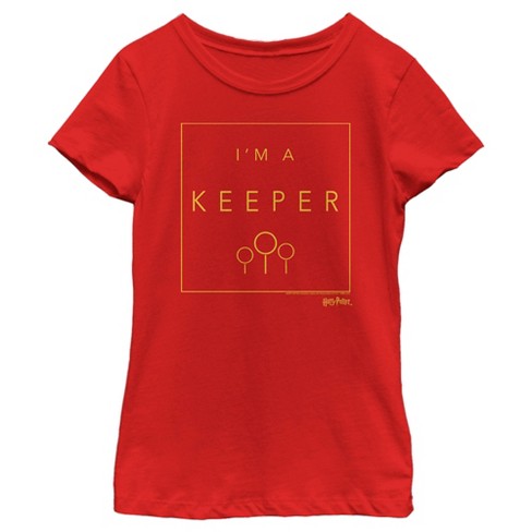 Girl's Harry Potter I’m a Keeper T-Shirt - image 1 of 4