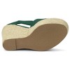 Allegra K Women's Espadrilles Tie Up Ankle Strap Wedges Sandals - 4 of 4