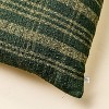 24"x24" Boucle Slub Plaid Square Throw Pillow Tonal Green - Hearth & Hand™ with Magnolia: Farmhouse Decor, Removable Cover - image 4 of 4