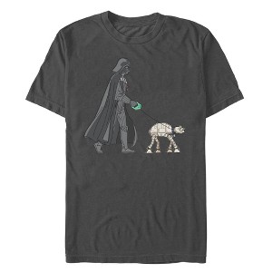 Men's Star Wars Darth Vader AT-AT Walking the Dog T-Shirt - 1 of 4