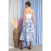 Women's Tropical Print Tiered Maxi Skirt - ee:some - 2 of 4