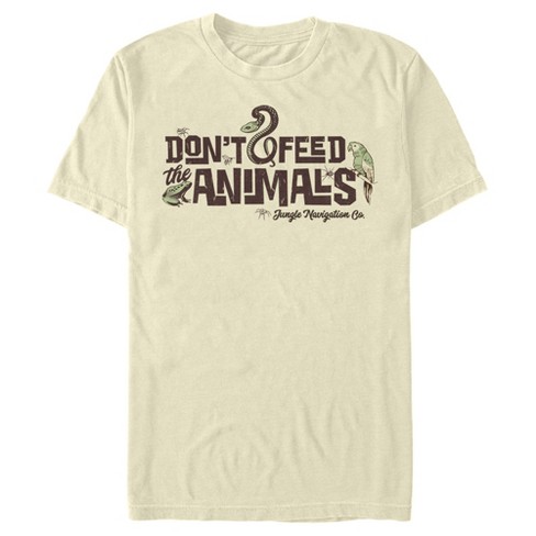 Men's Jungle Cruise Don't Feed The Animals Logo T-shirt : Target