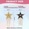 Unique Bargains Iron On Durable Clothing Star Rhinestone Patches 4 Pcs - 2 of 4