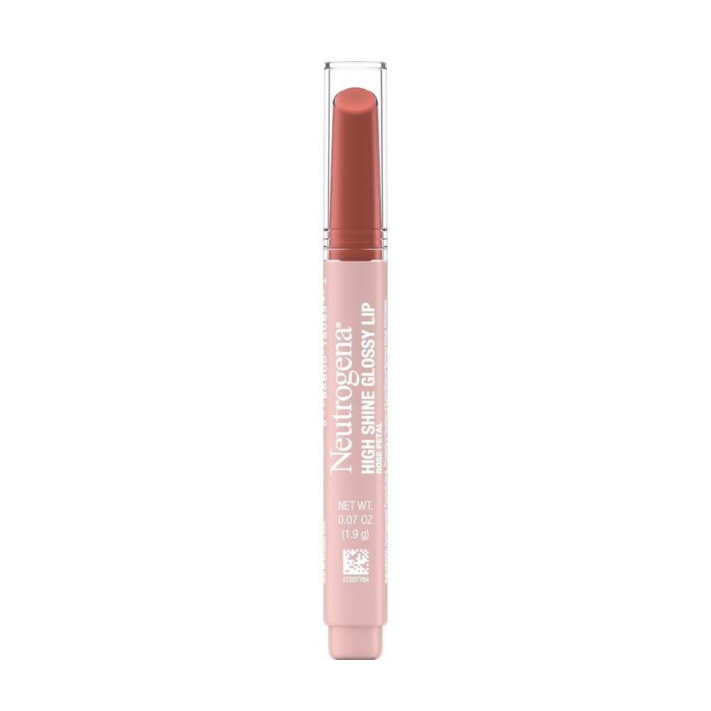 Photos - Other Cosmetics Neutrogena High Shine Glossy Lip Balm - Rose Petal - 0.07oz 