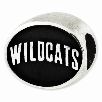 Black Bow Jewelry Sterling Silver & Enamel Villanova University Collegiate Bead Charm