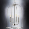 Urban Ambiance Luxury Modern Farmhouse Chandelier 23''H x 15''W,  Brushed Nickel Finish,  Armidale Collection, UHP3973 - 4 of 4
