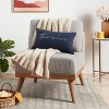 'This is Home' Embroidered Lumbar Throw Pillow Blue - Threshold™ - 2 of 4