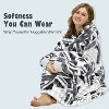 Catalonia Woman Blanket Hoodie Oversized Sweatshirt, Comfy Fleece Pullover Longe Sleeve, One Size Fits All, Gift Woman Wife - 4 of 4