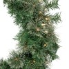 Northlight Pre-Lit Oregon Cashmere Pine Artificial Christmas Wreath - 24" - Clear Lights - 4 of 4