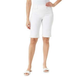 Gloria Vanderbilt Womens Shape Effect Casual Bermuda Shorts - 1 of 1