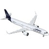 Airbus A321neo Commercial Aircraft "Lufthansa - 600th Airbus Aircraft" White with Dark Blue 1/400 Diecast Model by GeminiJets - 2 of 3