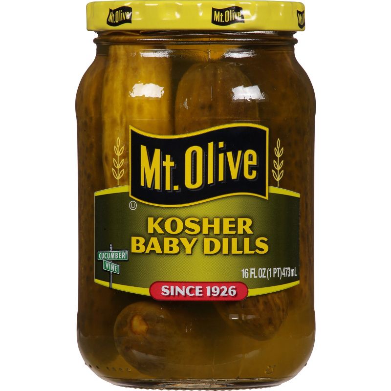 Mt. Olive Kosher Baby Dills - 16oz, 1 of 5