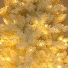 6.5ft Christmas Tree 719 Branches Artificial Christmas Pine Tree with Fiber Optics Without Pine Cones US Plug - 4 of 4