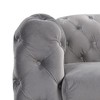 Contemporary  with Deep Button Tufting Dutch Velvet -Morden Fort - 4 of 4