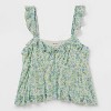 Women's Scoop Neck Chiffon Flutter Tank Top - Wild Fable™ - 4 of 4