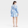 Women's Long Sleeve Mini Shirtdress - A New Day™ - 2 of 3