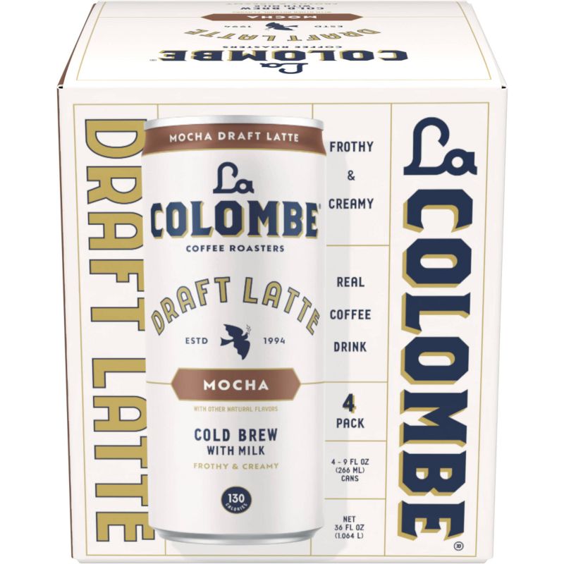 La Colombe Mocha Draft Latte - 4pk/9 fl oz Cans, 1 of 10