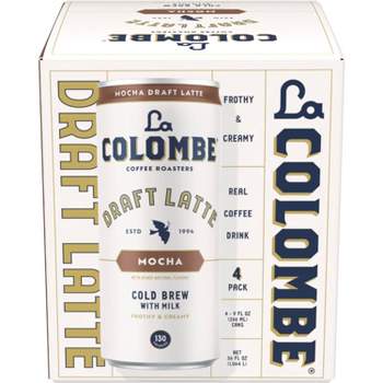 La Colombe Mocha Draft Latte - 4pk/9 fl oz Cans