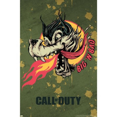 Call of Duty: Modern Warfare 2 - Ghost Emblem Wall Poster, 22.375 x 34 