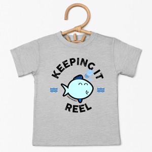 The Juniper Shop SmileyWorld Keeping It Reel Fish Toddler Short Sleeve Tee - 1 of 4