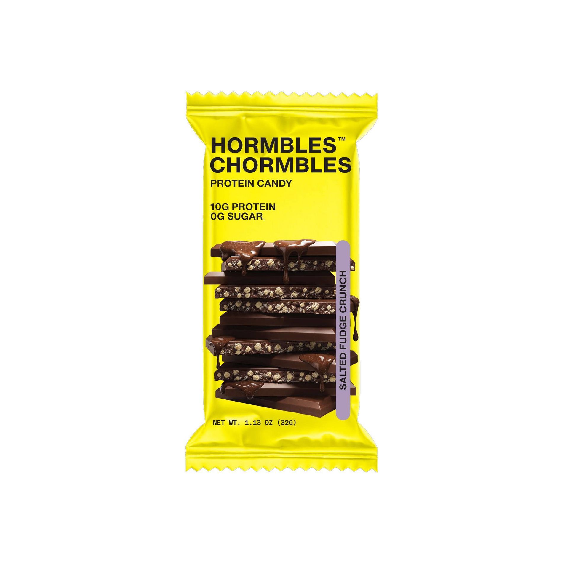 Hormbles Chormbles Salted Fudge Crisp Chocolate Protein Candy Bar - 1.13 oz