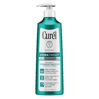 Curel Hydra Therapy Wet Skin Moisturizer - Unscented - 12oz