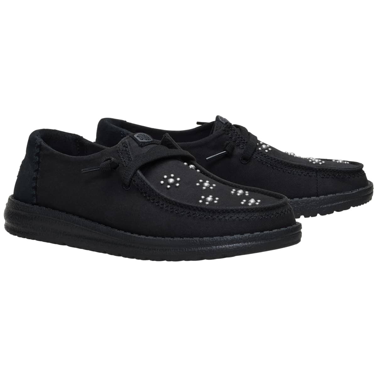 Обувь HEYDUDE Women Wendy Star Stud , Black/Black, 7 — фото 2
