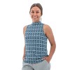 Aventura Clothing Women's Geometric Spectra Halter Neck Tank Top - Insignia Blue, Size Small - 4 of 4