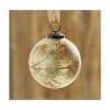 tagltd Vine Cut Glass Ornament 4" - Antique White Christmas Tree Decoration, 4" H x 4" L x 4" W, Easy Dust Clean - 2 of 2