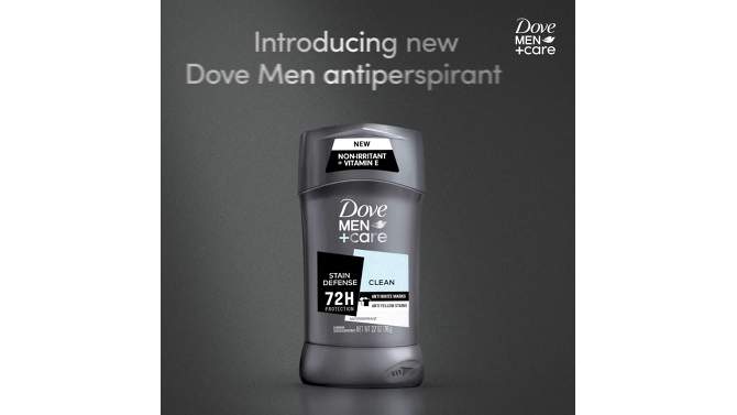 Dove Men+Care Stain Defense Clean Deodorant - 2.7oz/2ct, 2 of 9, play video