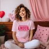 Simply Sage Market Women's Amour Distressed Checkered Short Sleeve Graphic Tee - 2 of 4