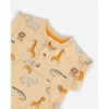 Gender Neutral French Terry Jungle Printed Romper - Deux par Deux - 3 of 3