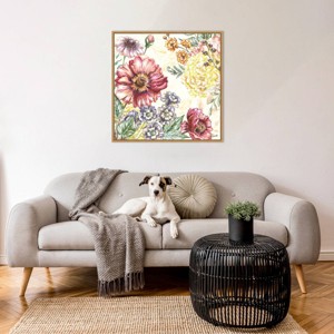 Amanti Art Wildflower Medley I by Tre Sorelle Studios Framed Canvas Wall Art Print - 1 of 4
