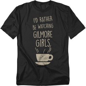 Men's Gilmore Girls I'd Rather Be Watching Gilmore Girls T-Shirt - 1 of 4