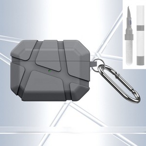 HTUTWOO Compatible with AirPods Pro 2 Case, Meteorite Texture Cool Unique, Rugged TPU Case for Men Women - 1 of 4