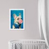 15" x 21" Frenchie and Bubblegum Animals Framed Art Print - Wynwood Studio: Modern Decor, Digital Wall Art, White Plastic Frame - image 4 of 4