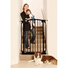 Dreambaby L782B Chelsea 28-42.5 Inch Wide Auto-Close Baby & Pet Wall to Wall Safety Gate with Stay Open Feature for Doors, Stairs, and Hallways, Black - image 4 of 4