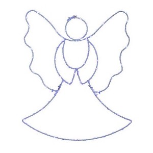 Celebrations LED Multi Angel Silhoutte 13 in. Hanging Decor - 1 of 2