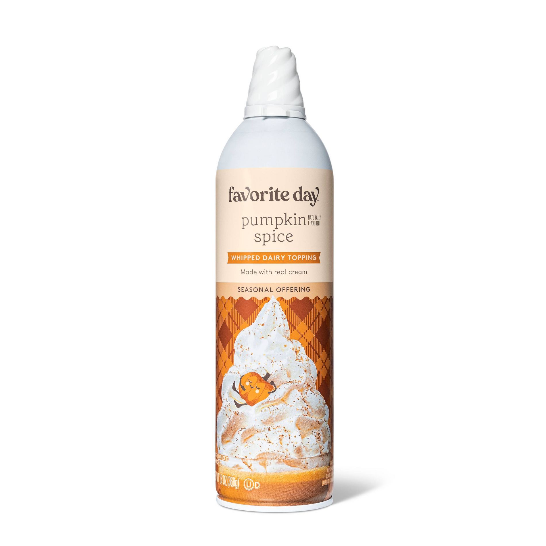 Pumpkin Spice Whipped Dairy Topping - 13oz - Favorite Day™