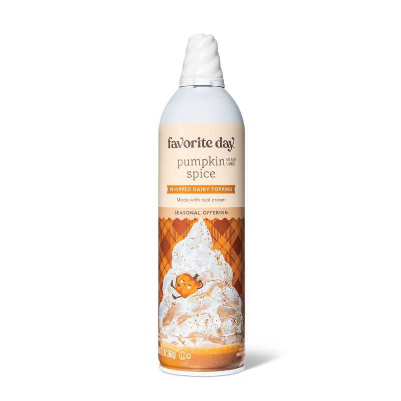 Pumpkin Spice Whipped Dairy Topping - 13oz - Favorite Day&#8482;, 1 of 11