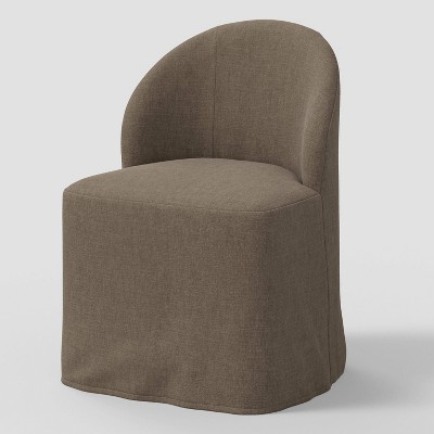 Tub Slipcovered Dining Chair in Performance Textured Weave Driftwood - Threshold™