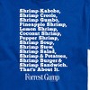 Men's - Forrest Gump - Bubbas Shrimp List Short Sleeve Graphic T-Shirt - 2 of 4