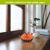 Briarwood Lane Orange Black Pumpkin Honeycomb - Small Magnetic Paper Decor - 3 x 5 - 3 of 4