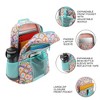 Colorful Rainbow Collage 2-Piece 16” Backpack & Lunch Kit Set - 3 of 4