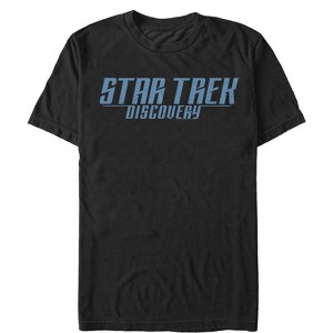 Men's Star Trek: Discovery Blue Title Logo T-Shirt - 1 of 4
