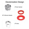 Unique Bargains ABS Silicone Anti-Odor Backflow Preventer Floor Drain Core - 3 of 4