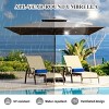 Kumasinova 360° Rotation Offset Patio Umbrella,Outdoor Umbrella with Hydraulic Lift,Beach Umbrella with Adjustable Tilt,Outdoor Umbrellas for Patio - 3 of 4