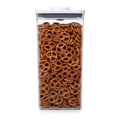 OXO POP 6qt Plastic Big Square Airtight Food Storage Container White