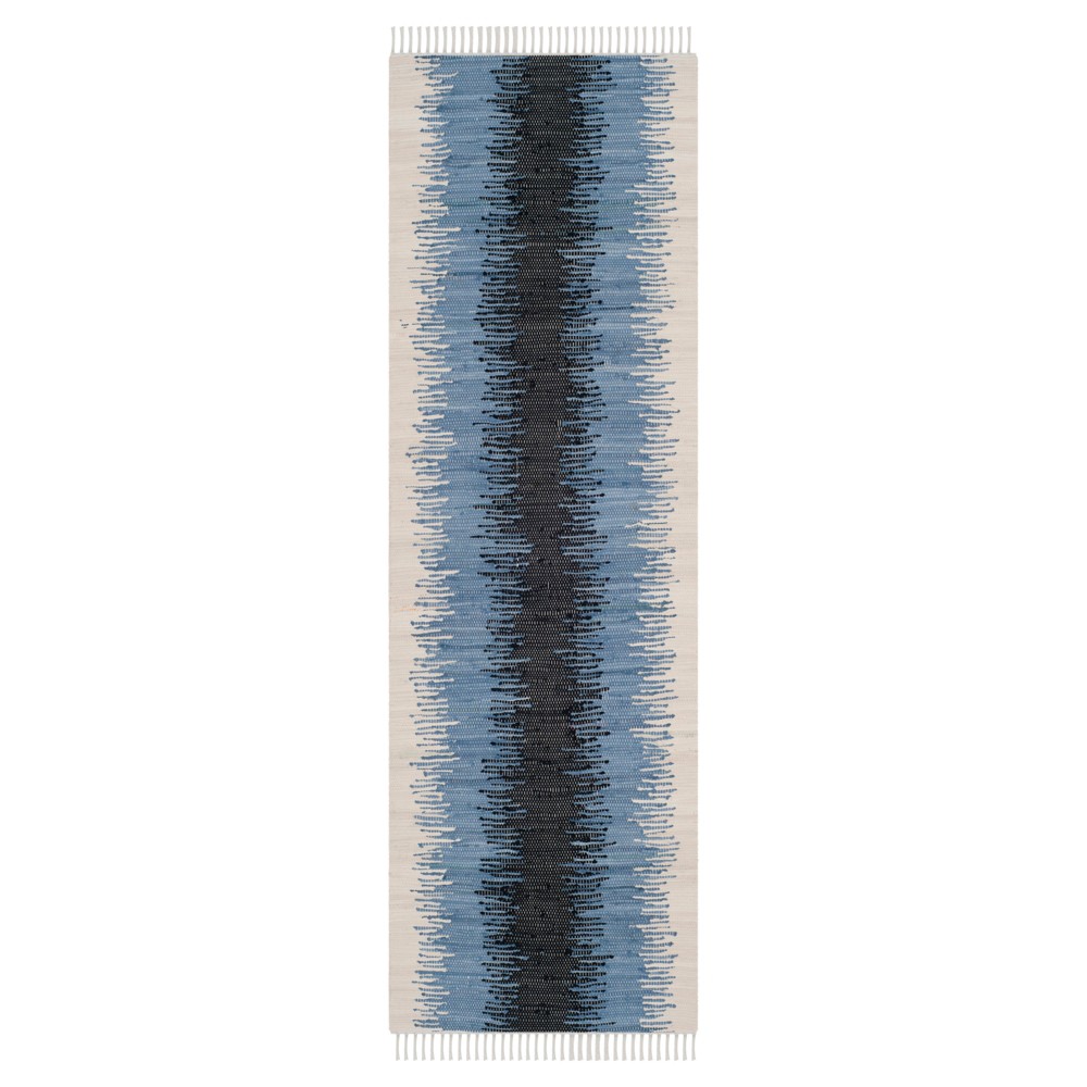 Coletta Flatweave Runner - Gray / Black (2' 3inx9') - Safavieh