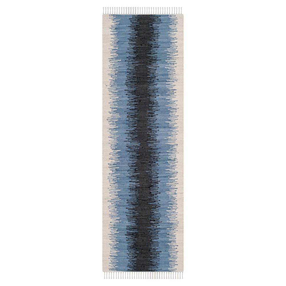 Coletta Flatweave Runner - Gray / Black (2' 3inx7') - Safavieh